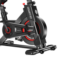 Powertrain IS-500 Heavy-Duty Exercise Spin Bike Electroplated - Black Kings Warehouse 