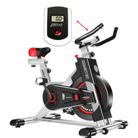 Powertrain IS-500 Heavy-Duty Exercise Spin Bike Electroplated - Silver Kings Warehouse 