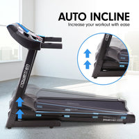 Powertrain K1000 Foldable Treadmill with Incline for Home Gym Cardio Kings Warehouse 