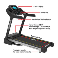 Powertrain K2000 Treadmill w/ Fan & Auto Incline Speed 22km/h Kings Warehouse 