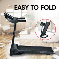 Powertrain MX1 Foldable Home Treadmill for Cardio Jogging Fitness Kings Warehouse 