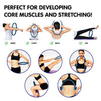 Powertrain Pilates Ring Band Yoga Home Workout Exercise Band Blue Sports & Fitness Kings Warehouse 