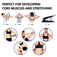 Powertrain Pilates Ring Band Yoga Home Workout Exercise Band Purple Kings Warehouse 