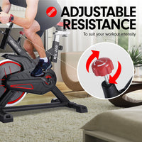 Powertrain RX-200 Exercise Spin Bike Cardio Cycling - Red Kings Warehouse 