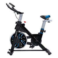 PowerTrain RX-600 Exercise Spin Bike Cardio Cycle - Blue Kings Warehouse 