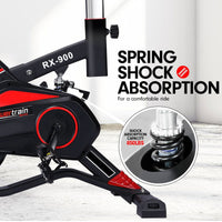 Powertrain RX-900 Exercise Spin Bike Cardio Cycling - Red Kings Warehouse 