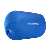 Powertrain Sports Inflatable Gymnastics Air Barrel Exercise Roller 120 x 75cm - Blue Kings Warehouse 