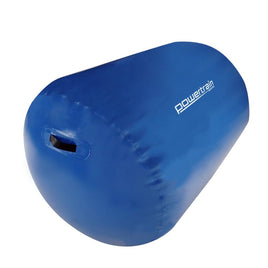 Powertrain Sports Inflatable Gymnastics Air Barrel Exercise Roller 120 x 75cm - Blue Kings Warehouse 