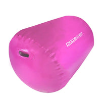 Powertrain Sports Inflatable Gymnastics Air Barrel Exercise Roller 120 x 75cm - Pink Kings Warehouse 