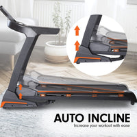 Powertrain V100 Foldable Treadmill Auto Incline Home Gym Cardio Kings Warehouse 