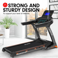 Powertrain V100 Foldable Treadmill Auto Incline Home Gym Cardio Kings Warehouse 