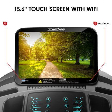 Powertrain V1100 Treadmill with Wifi Touch Screen & Incline Kings Warehouse 