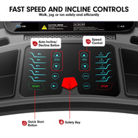 Powertrain V1100 Treadmill with Wifi Touch Screen & Incline Kings Warehouse 