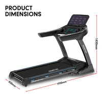 Powertrain V1100 Treadmill with Wifi Touch Screen & Incline Sports & Fitness Kings Warehouse 