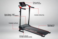 Powertrain V20 Foldable Treadmill Home Gym Cardio Walking Machine Kings Warehouse 