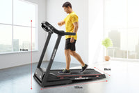 Powertrain V30 Foldable Treadmill Manual Incline Home Gym Cardio Kings Warehouse 