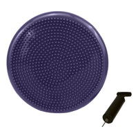 Powertrain Yoga Stability Disc w/ Pump Home Gym Pilate Balance Trainer - Purple Kings Warehouse 