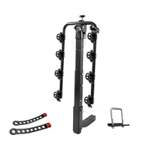 Premium 4-Bike Carrier Rack Hitch Mount Swing Down Bicycle Rack W/ 2" Receiver Outdoor Recreation Kings Warehouse 