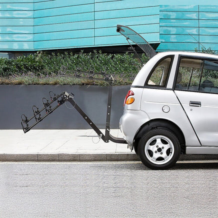 Premium 4-Bike Carrier Rack Hitch Mount Swing Down Bicycle Rack W/ 2" Receiver Outdoor Recreation Kings Warehouse 