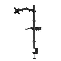 Premium Double Joint Articulating Steel Monitor Mount Arm with Laptop Holder Fit 32" Monitors 8kg Screen Home & Garden Kings Warehouse 