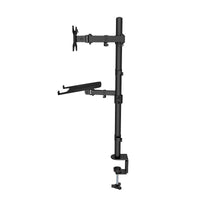 Premium Double Joint Articulating Steel Monitor Mount Arm with Laptop Holder Fit 32" Monitors 8kg Screen Home & Garden Kings Warehouse 