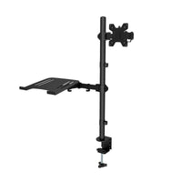 Premium Double Joint Articulating Steel Monitor Mount Arm with Laptop Holder Fit 32" Monitors 8kg Screen Home & Garden Kings Warehouse 