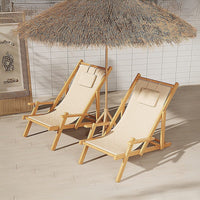 Premium Foldable Outdoor Sling Chair Patio Lounge Furniture Kings Warehouse 