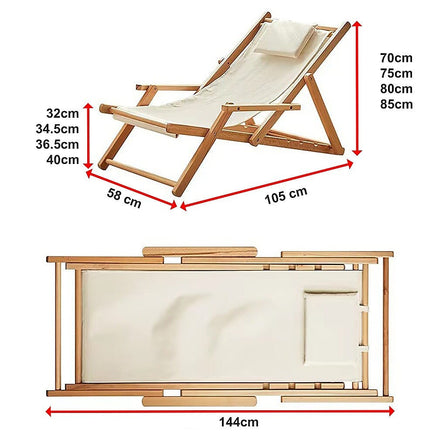 Premium Foldable Outdoor Sling Chair Patio Lounge Furniture Kings Warehouse 