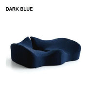 Premium Memory Foam Seat Cushion Coccyx Orthopedic Back Pain Relief Chair Pillow Office Dark Blue Home & Garden Kings Warehouse 