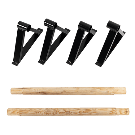 Premium Parallette Pair Gymnastics Push Up Bars Sports & Fitness Kings Warehouse 