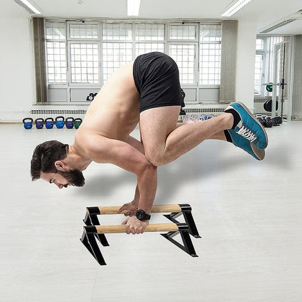 Premium Parallette Pair Gymnastics Push Up Bars Sports & Fitness Kings Warehouse 