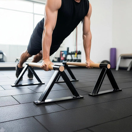 Premium Parallette Pair Gymnastics Push Up Bars Sports & Fitness Kings Warehouse 