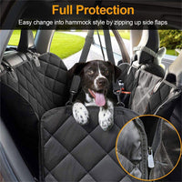 Premium Pet Back Car Seat Cover Hammock NonSlip Protector Zipper Mat Cat Dog Pet Kings Warehouse 