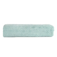 Premium Velour Diamond Design Jacquard Bath Towel (Aqua) EOFY Kings Warehouse 