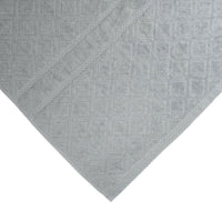 Premium Velour Diamond Design Jacquard Bath Towel (Grey) EOFY Kings Warehouse 