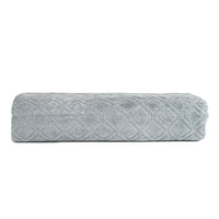 Premium Velour Diamond Design Jacquard Bath Towel (Grey) EOFY Kings Warehouse 