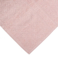 Premium Velour Diamond Design Jacquard Bath Towel (Pink) EOFY Kings Warehouse 