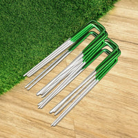 Prime Turf Artificial Grass 100pcs Synthetic Pins Fake Lawn Turf Weed Mat Pegs Joining Tape Home & Garden Kings Warehouse 