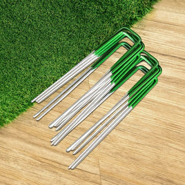 Prime Turf Artificial Grass 200pcs Synthetic Pins Fake Lawn Turf Weed Mat Pegs Joining Tape Home & Garden Kings Warehouse