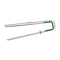 Prime Turf Artificial Grass 200pcs Synthetic Pins Fake Lawn Turf Weed Mat Pegs Joining Tape Home & Garden Kings Warehouse 