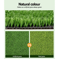 Primeturf Artificial Grass 1mx10m 17mm Synthetic Fake Lawn Turf Plant Plastic Olive Home & Garden Kings Warehouse 