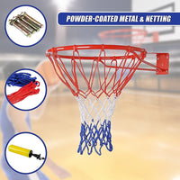 Pro Size Wall Mounted Basketball Hoop Ring Goal Net Rim Dunk Shooting Outdoor Sports & Fitness Kings Warehouse 