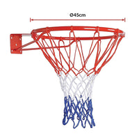 Pro Size Wall Mounted Basketball Hoop Ring Goal Net Rim Dunk Shooting Outdoor Sports & Fitness Kings Warehouse 