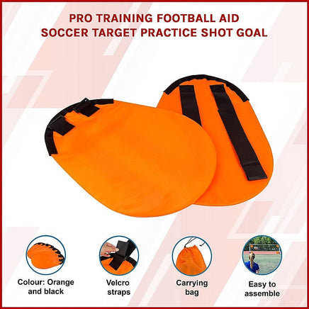Pro Training Football AID Soccer Target Practice Shot Goal Baby & Kids Kings Warehouse 