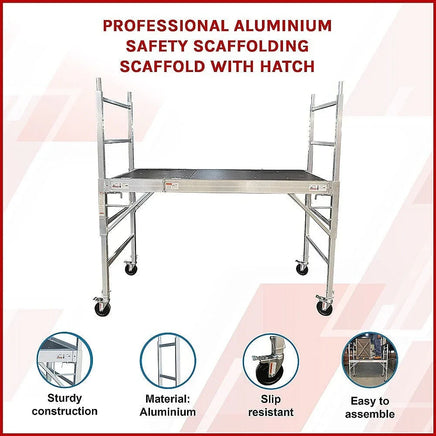 Professional Aluminium Safety Scaffolding Scaffold With Hatch Tools Kings Warehouse 