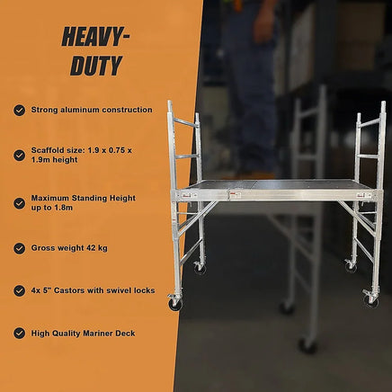 Professional Aluminium Safety Scaffolding Scaffold With Hatch Tools Kings Warehouse 