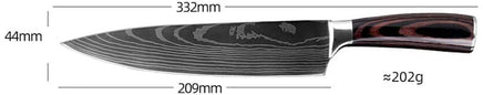 Professional Chef's Knives for Kitchen and Restaurants (20 cm) Kings Warehouse 