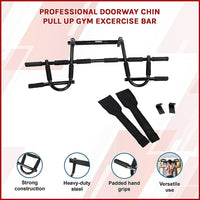 Professional Doorway Chin Pull Up Gym Excercise Bar Sports & Fitness Kings Warehouse 