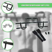 Professional Doorway Chin Pull Up Gym Excercise Bar Sports & Fitness Kings Warehouse 