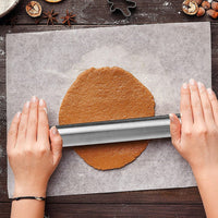 Professional Rolling Pin for Baking Premium 304 Stainless Steel Kitchen Rod Home & Garden Kings Warehouse 